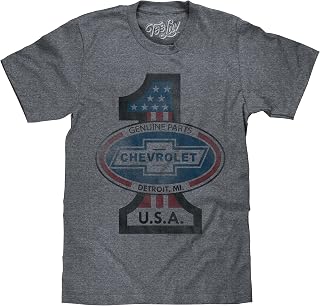 Tee Luv Chevrolet USA T-Shirt - Genuine Parts Vintage Chevy Shirt