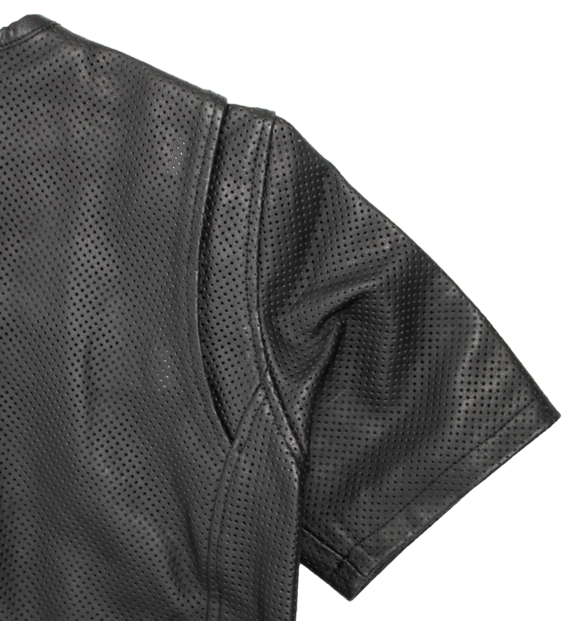 Herren Motorrad Biker Hemd/Kutte/Weste mit kurzen Ärmel