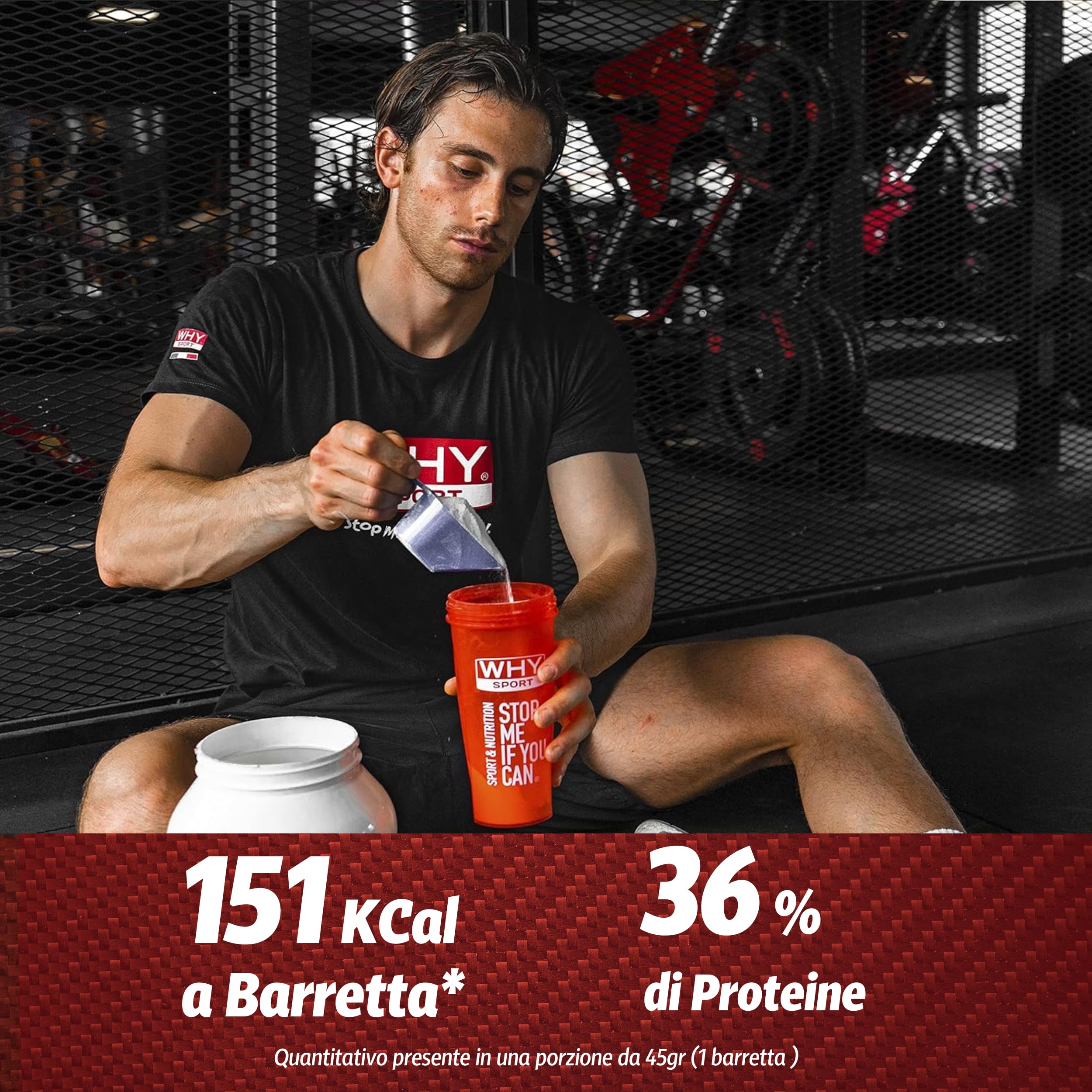 WHY SPORT 36% GOOD PROTEIN BAR - Barrette Proteiche Ricoperte Multistrato - Barretta Proteica Senza Glutine - Snack Proteico - Box 24 Barrette da 45 gr (Cookie Crisp)