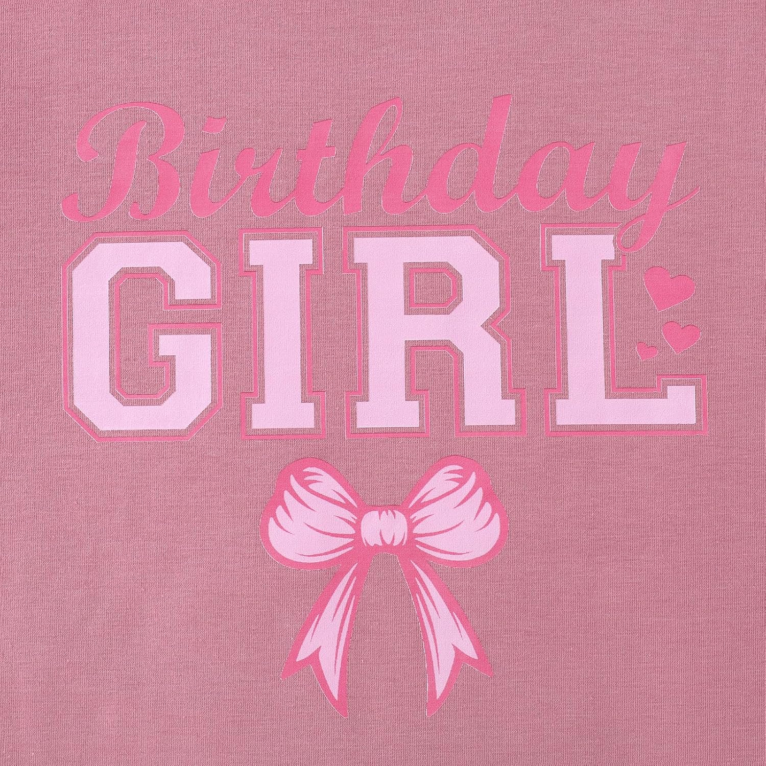 IZYJOY Bow Birthday Girl Sweatshirt 5-10 Kid Bday Long Sleeve Top Girl Gift