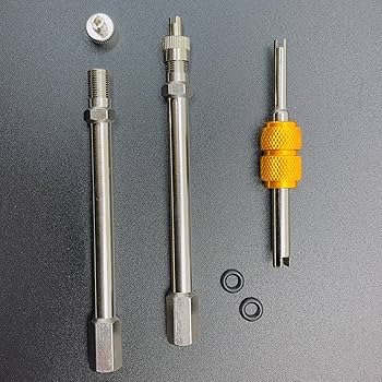 4-Piece Tire Valve Extender, Aluminum Alloy Valve Nozzle, Dustproof And