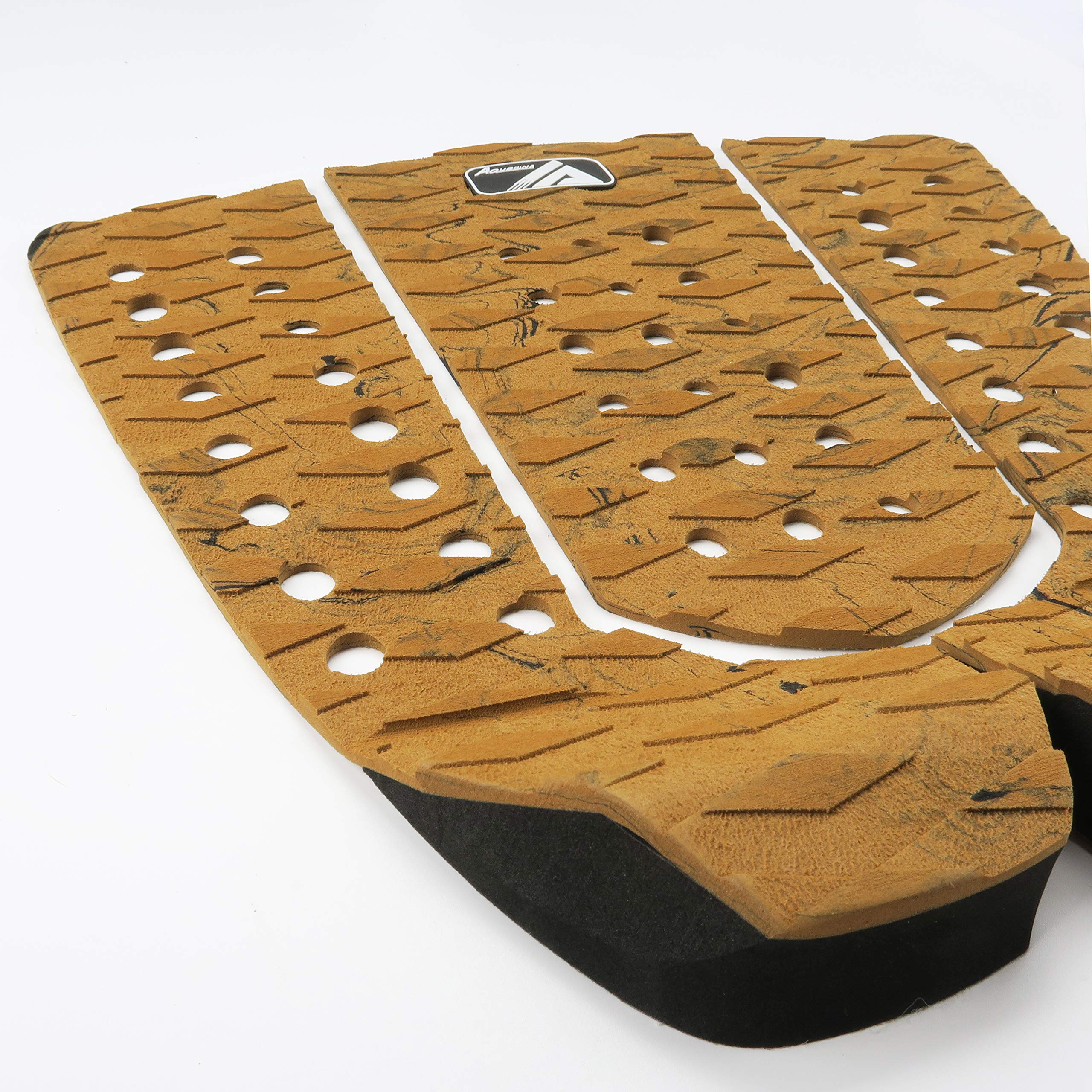 AQUBONA de tracción de EVA para Tabla de Surf de 3 Piezas con Almohadilla de Cola Profesional Adhesiva 3(m) para Todas Las Tablas de Surf, Tablas Cortas, Tablas largas
