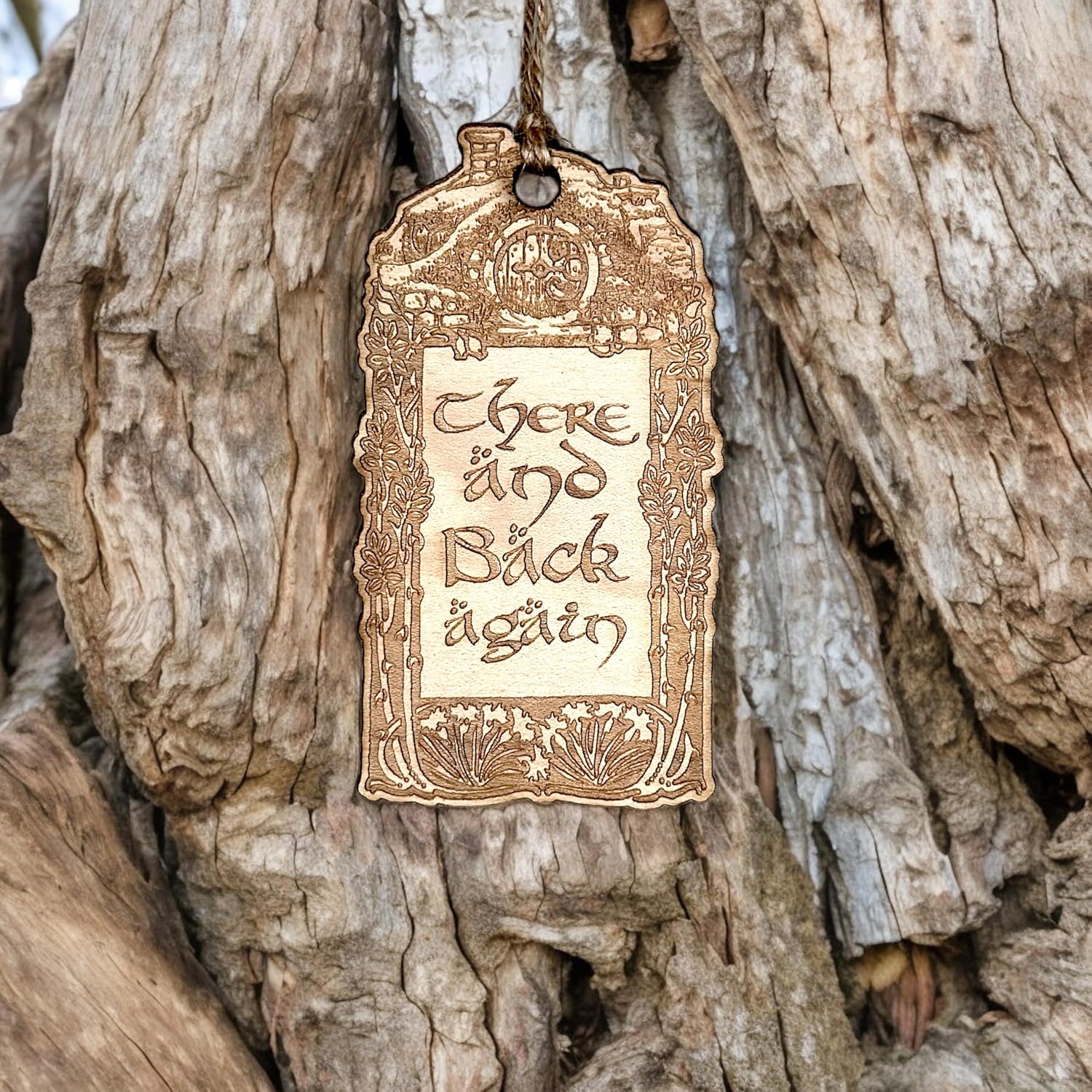 Ornament - There and Back Again - Raw Wood 2x4in - Image 9