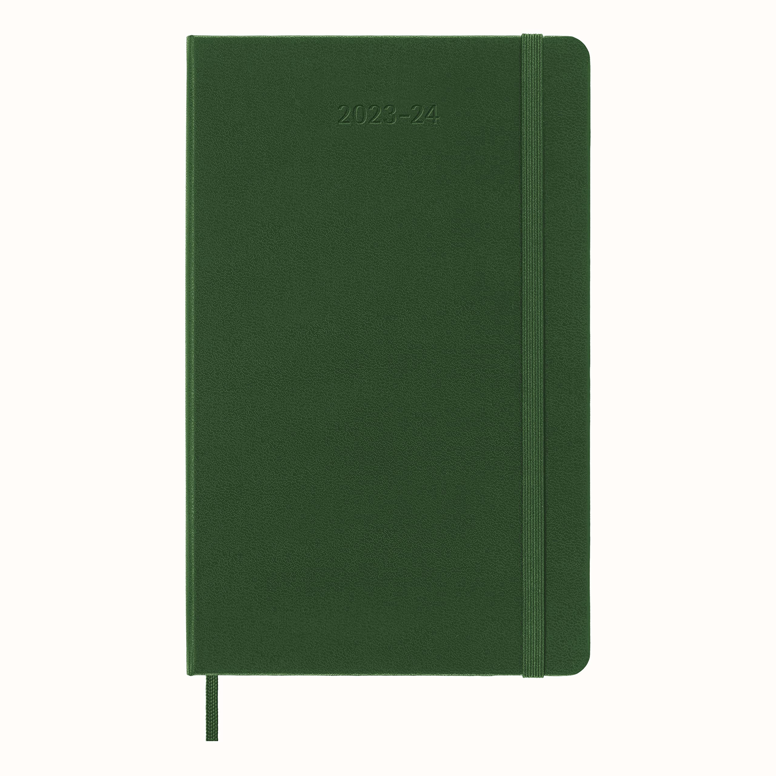 Moleskine 2023-2024 Weekly Planner, 18M, Large, Myrtle Green, Hard Cover (5 x 8.25), 5x8.25 inches - Image 2