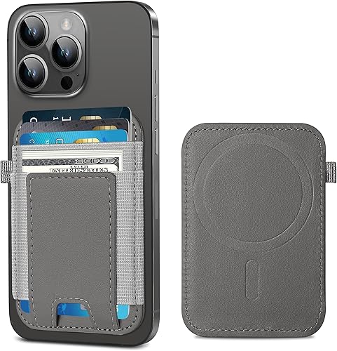 Miniatura 78 de ExtreLife Magsafe Wallet, cartera magnética más fuerte para iPhone 17/16/15/14/13/12, para tarjetero Magsafe con 2 ranuras para tarjetas, bloqueo