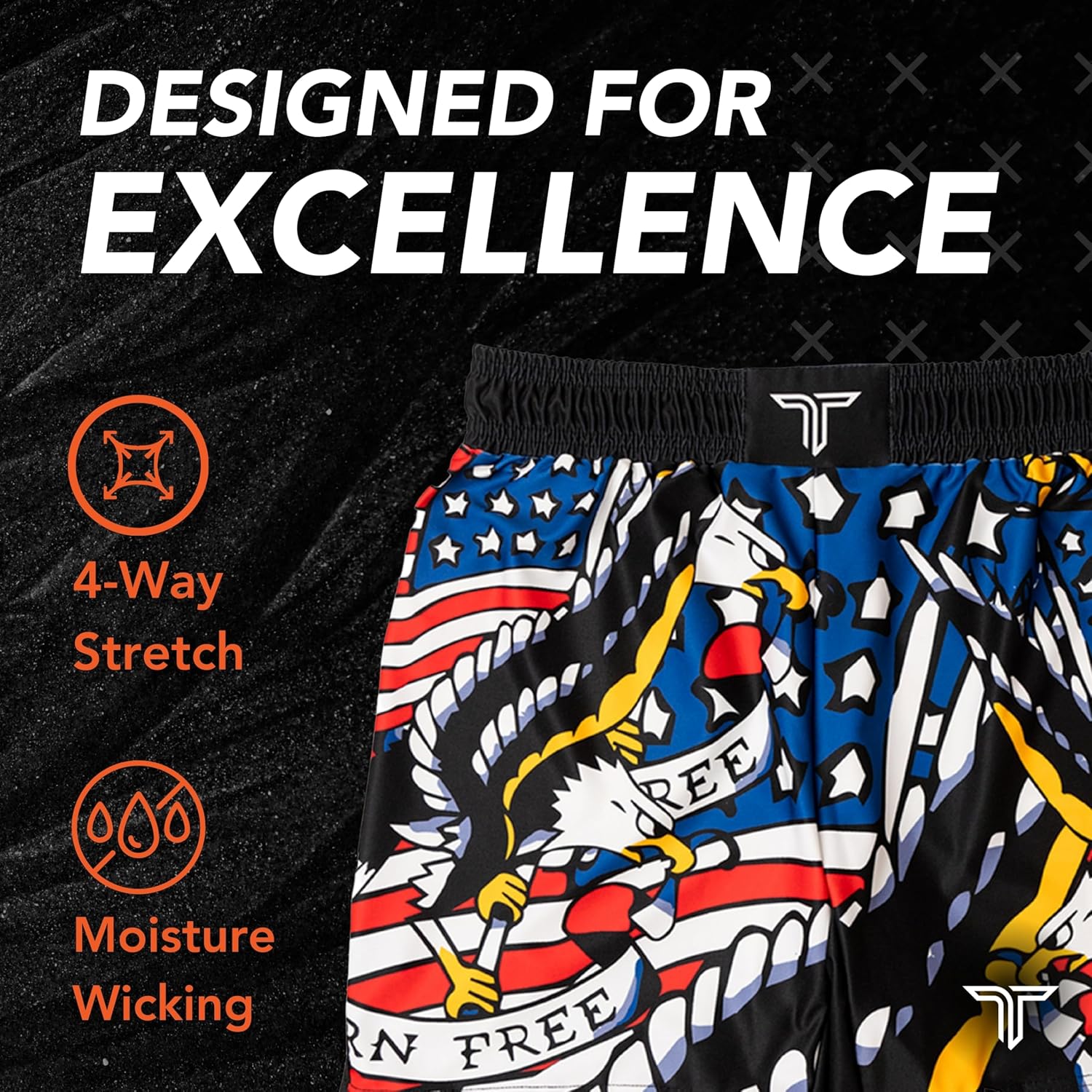 Takedown Men’s MMA Fight Shorts - Durable No-Pocket Training Shorts for Jiu Jitsu, BJJ & Workouts - Image 4