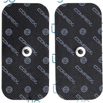 Compex Unisex Compex Easysnap Performance 50 x 100 mm Electrodes Blue 50 x 100 mm EU