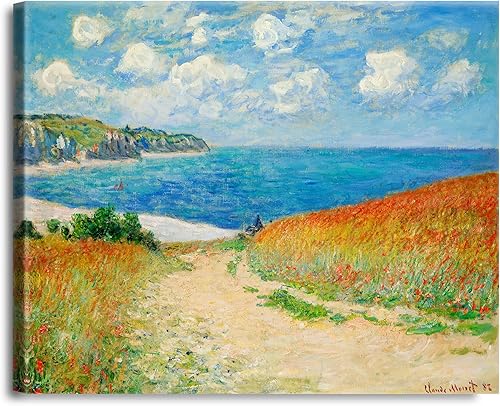 Miniatura 93 de A&T ARTWORK Antibes Seen from The Salis Gardens de Claude Monet Las Obras de Arte Clásico Mundial Reproducciones, Impresiones de Arte en Lienzo