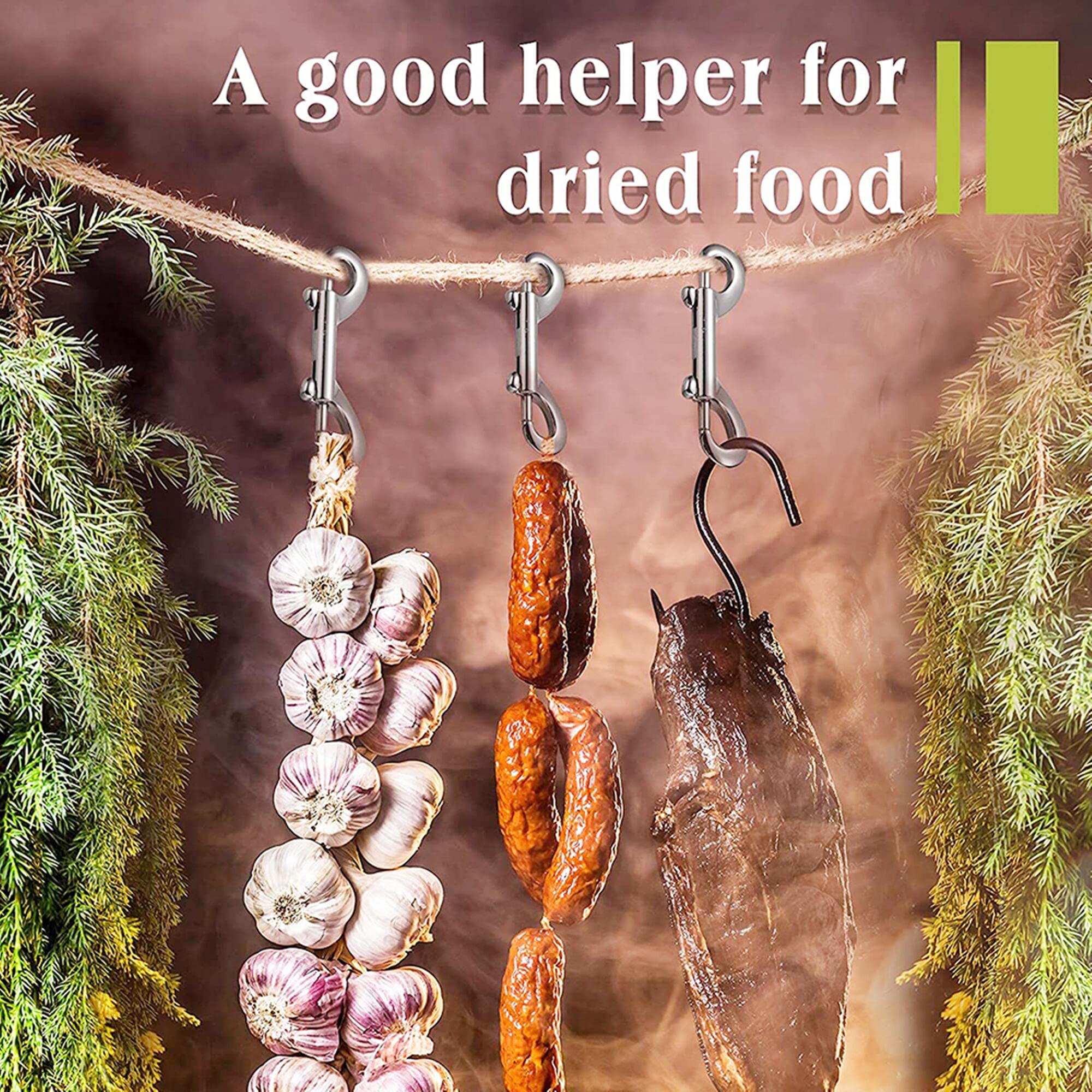 90/100/115mm Double Ended Bolt Snaps Hook Zinc Alloy Double Trigger Clips Key Holder Boat Hardware -2pcs (Length:90mm)