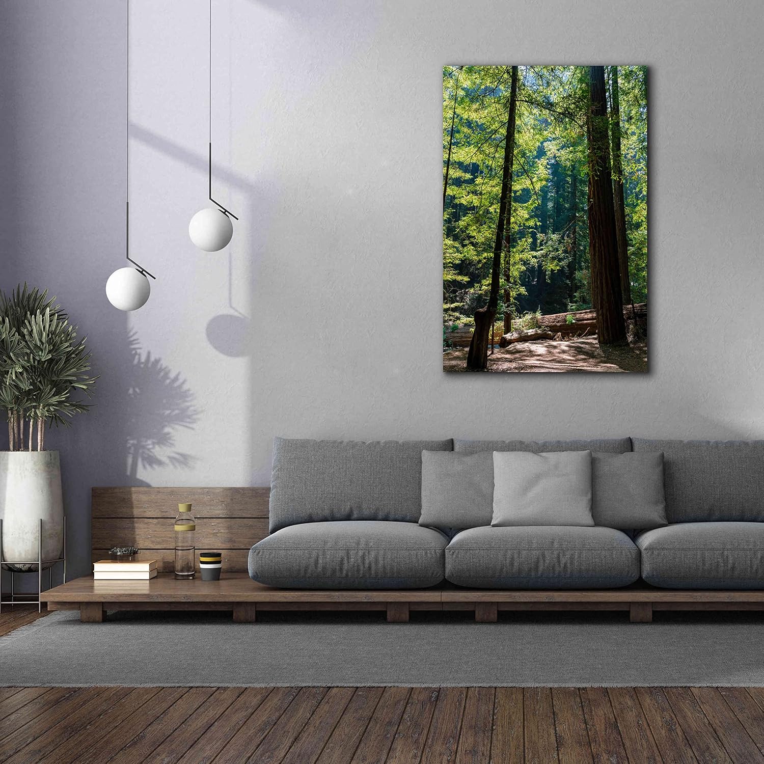 Epic Graffiti 'Trees 3' by Epic Portfolio, Canvas Wall Art, 40"x60"