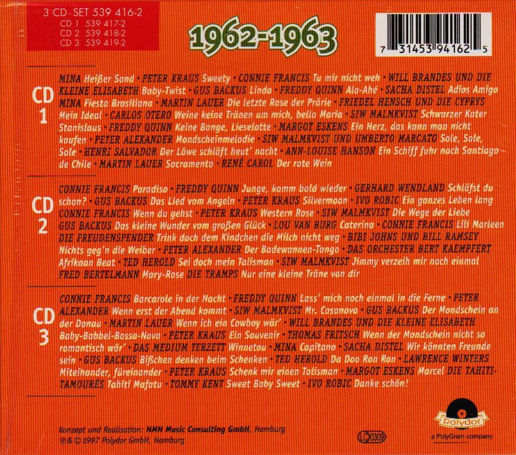 Deutsche Schlager 1962-1963