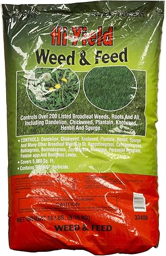 Hi-Yield Weed Killer Plus Fertilizante de césped