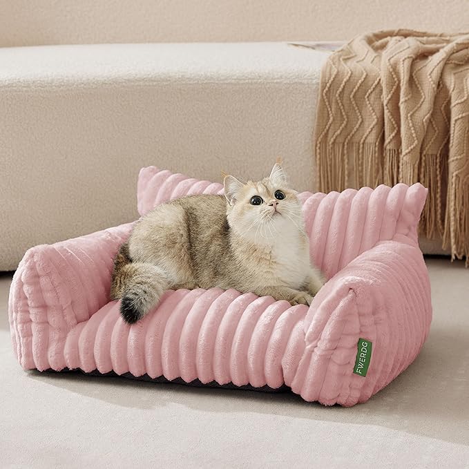 Cama Sofá para Mascotas Pequeño 24 Pulgadas Base Antideslizante miniatura 2