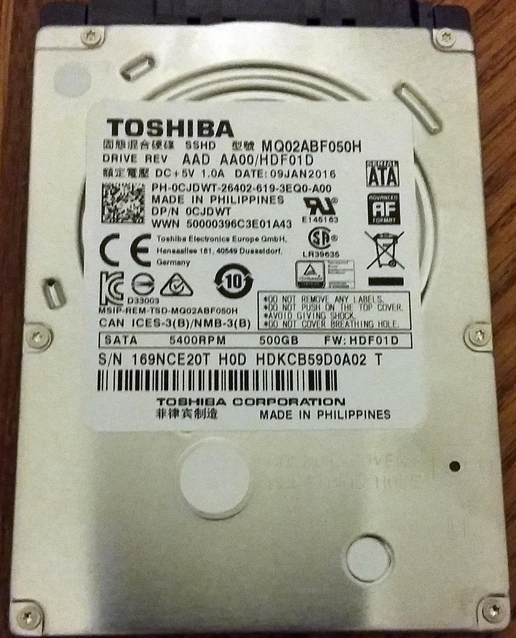 Amazon.com: MQ02ABF050H - TOSHIBA MQ02ABF050H : Electronics