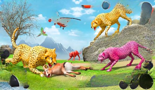 Wild Life Game Leopard Family Simulator .Wild Life Survival – vue 4