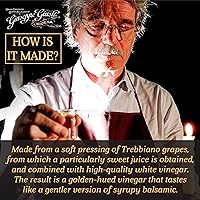 Vista 6 de Giuseppe Giusti Vinagre de vino blanco Vinagre balsámico blanco Hecho en Italia Vinagre balsámico envejecido Afrutado y dulce Aderezo