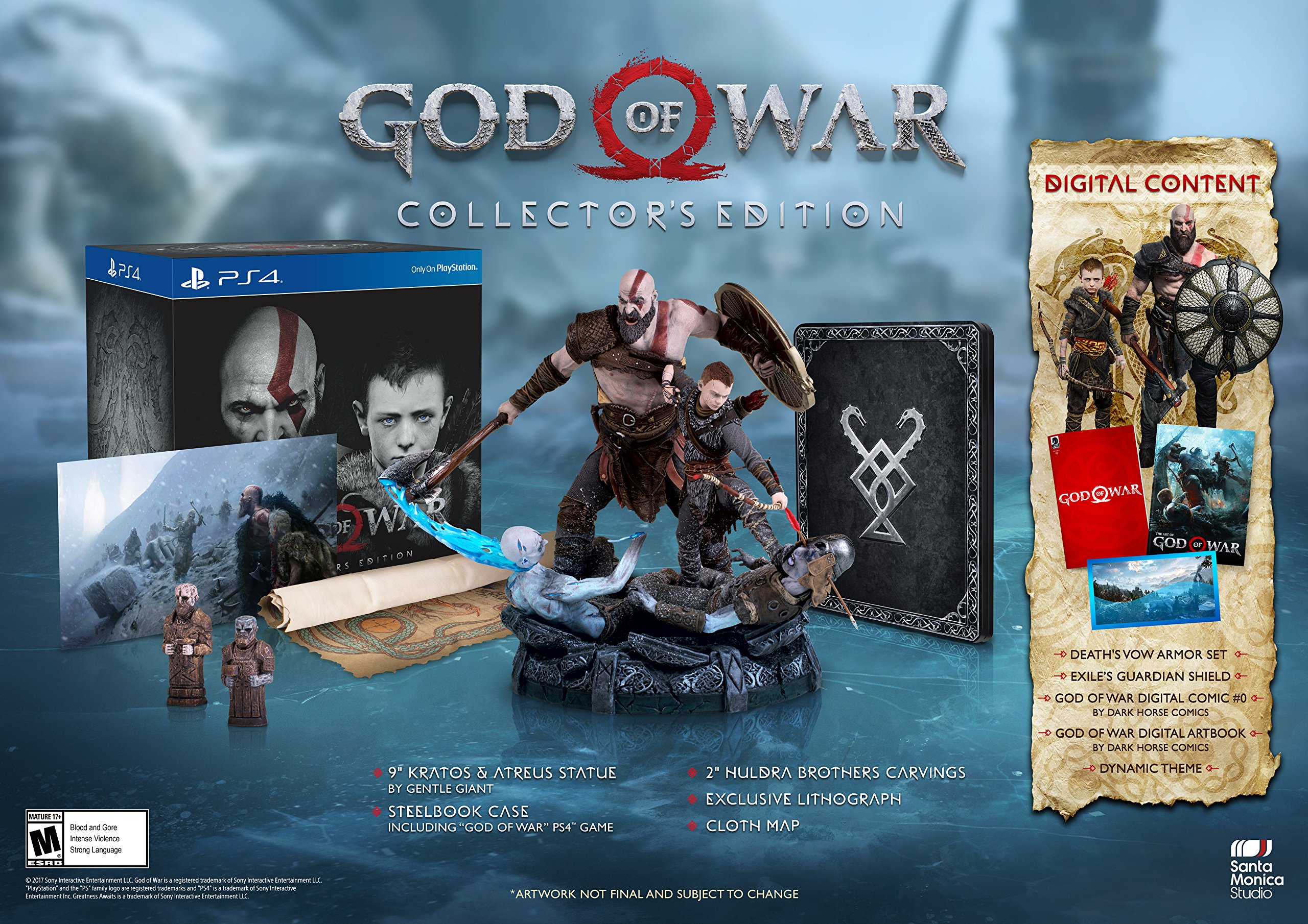Kratos Ps4 God Of War Bundle Greek Saga God Of War Remastered