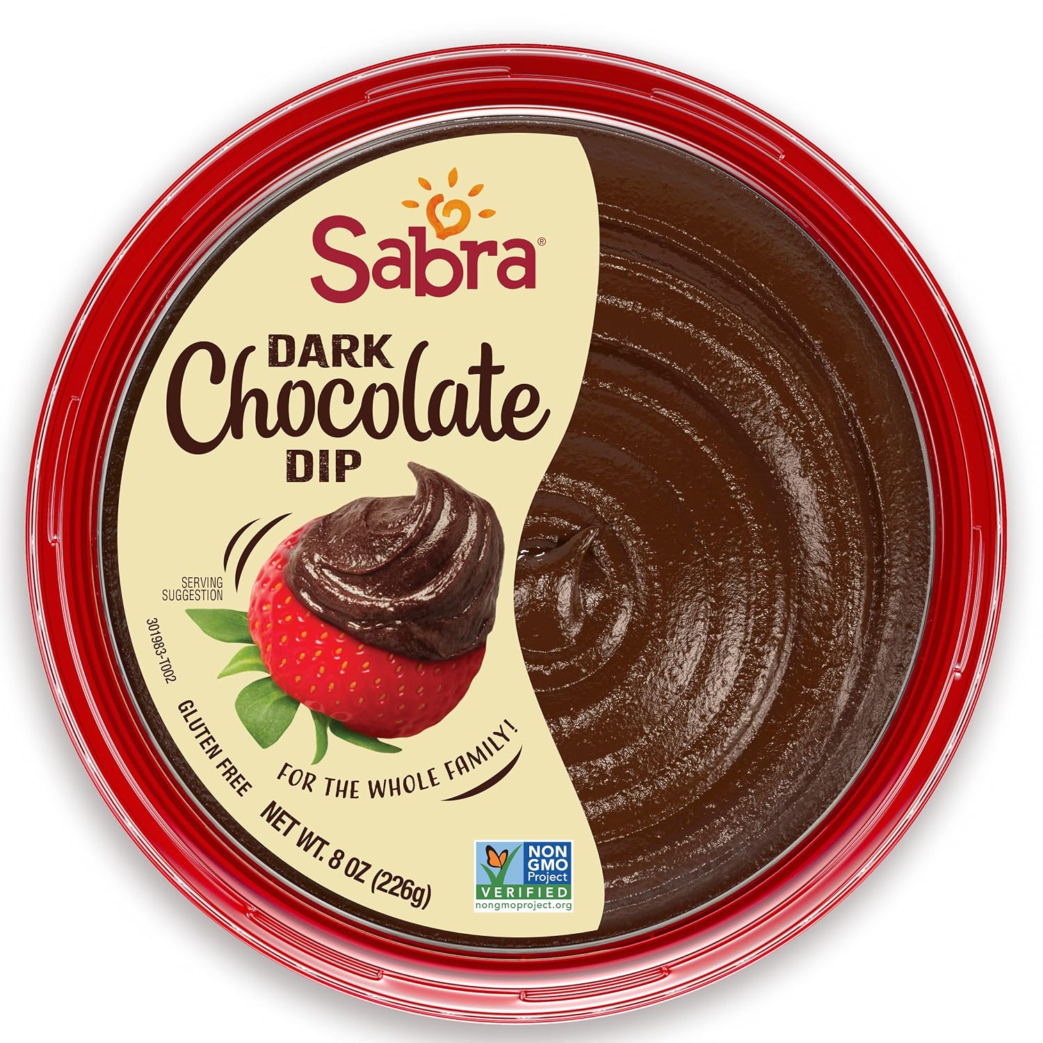 Sabra Dessert Dip & Spread, Dark Chocolate, 8 Ounce