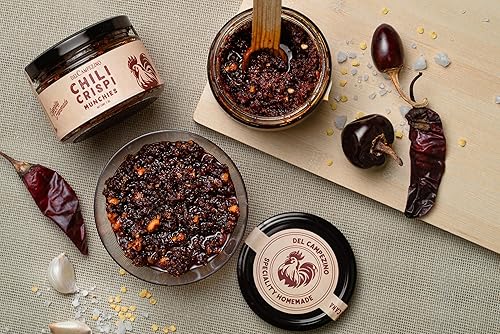 Miniatura 8 de Aceite de chile caliente, aceite de oliva picante de 7 onzas, salsa picante gourmet multiusos con ajo, semillas de sésamo y pimientos