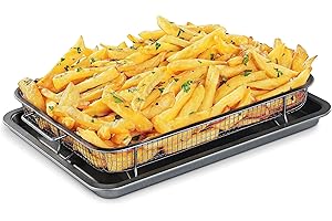 Bakken Swiss Air Fryer Tray for Samsung Oven: Non-Stick Crisper Air Fry Basket