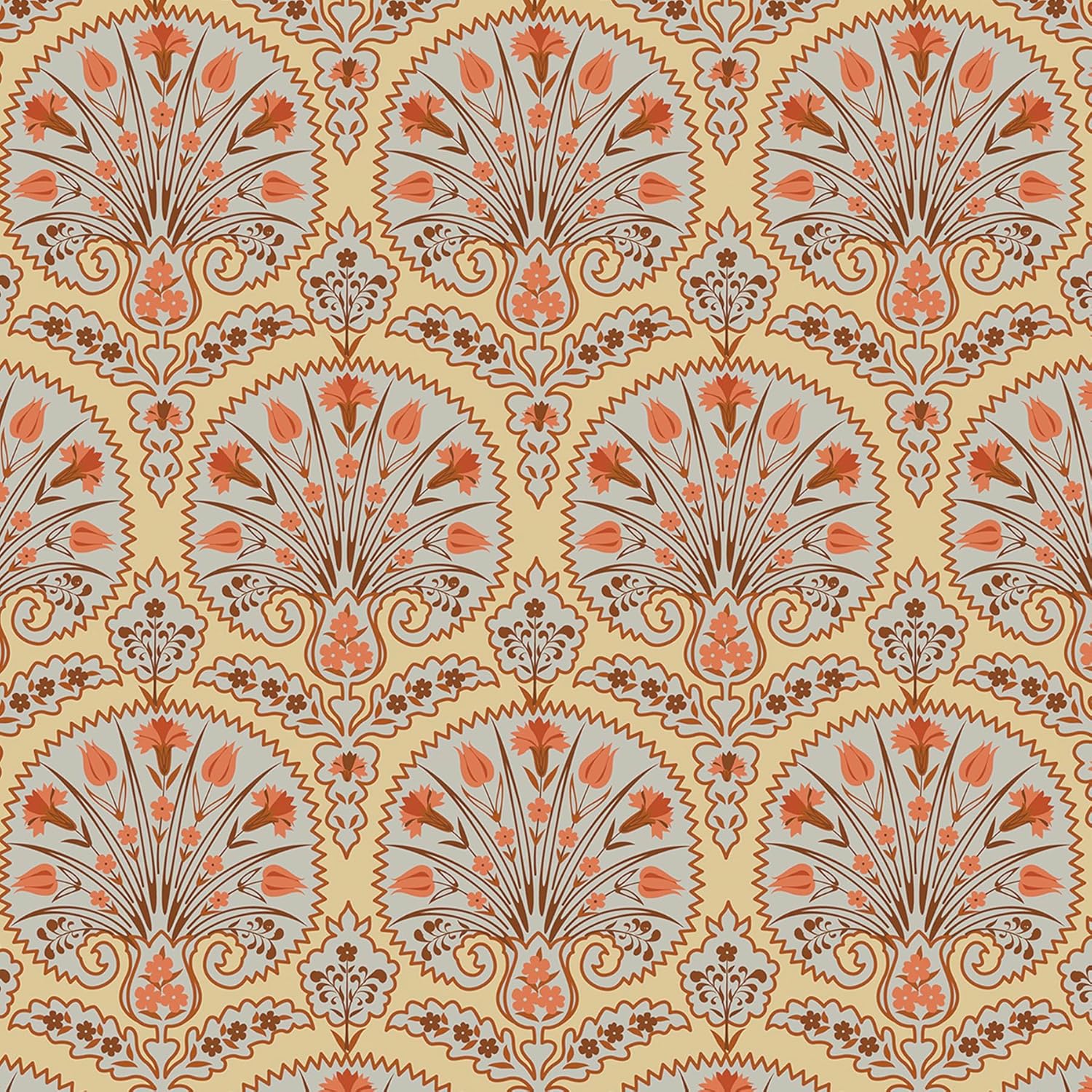 Geometric Wallpaper Peel and Stick Boho Wallpaper for Bedroom Accent Wall Geometric Contact Paper for Cabinets and Drawers Bohemia 17.5x118 Inch Renter Friendly Wallpapers Removable, Yellow
