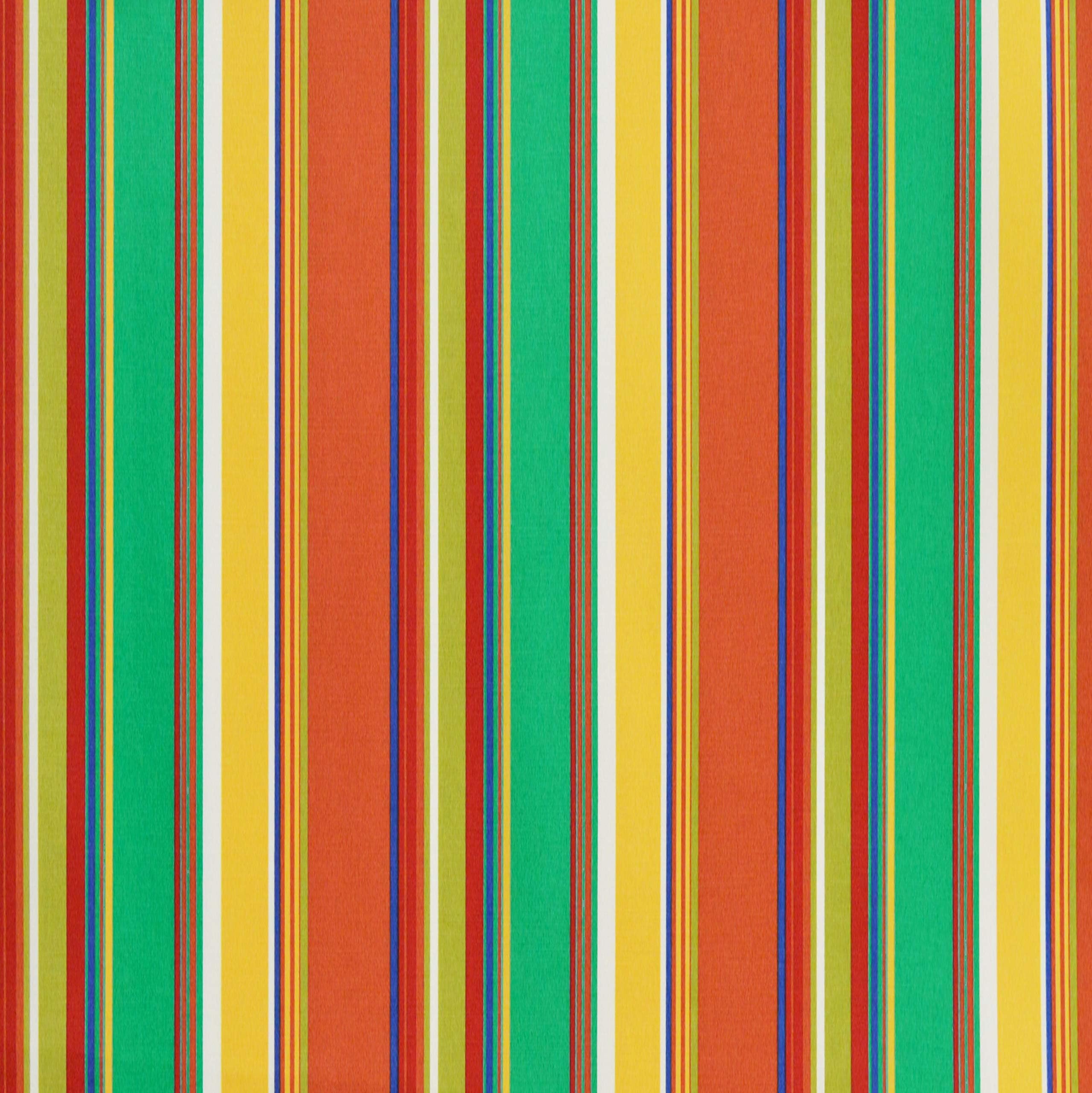 RSH DECOR: Tufted Adirondack Chair Cushion | 42.5” x 21” | All-Weather Spun Fabric | Water and Fade-Resistant | Outdoor Cushion for Patio Furniture | Bright Colorful Stripe