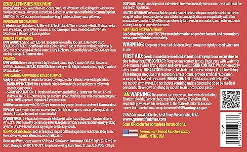 Miniatura 10 de General Finishes pintura a base de agua tamaños y colores a elegir QLI