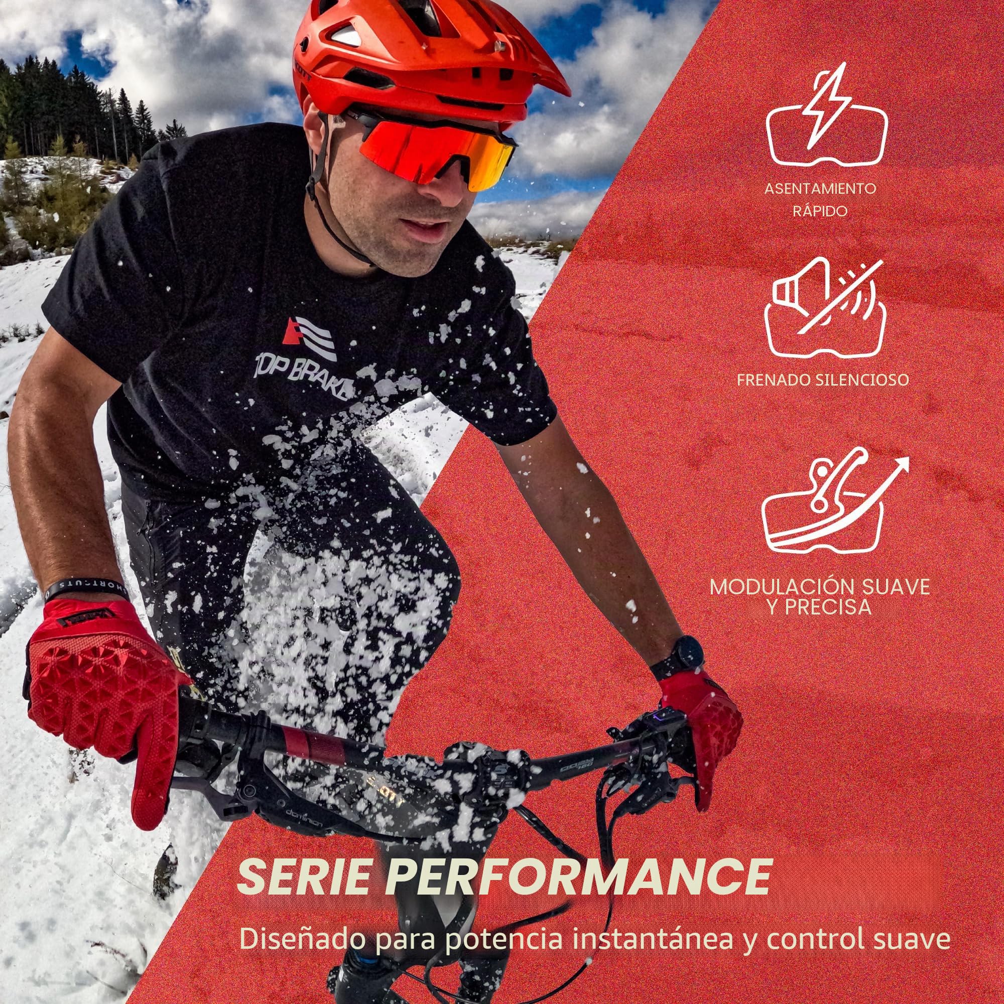 TOP BRAKE Pastillas de Freno de Disco compatibles con SRAM Level Ultimate/T/TL/TLM B1；Force eTap AXS/Red eTap AXS (Gen.2) | MTB eMTB Downhill Trail Enduro Race All Mountain Cycling
