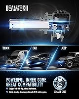 Vista 6 de BEAMTECH 90 05 Bombillas, 500% de brillo, Plug and Play, paquete de 2