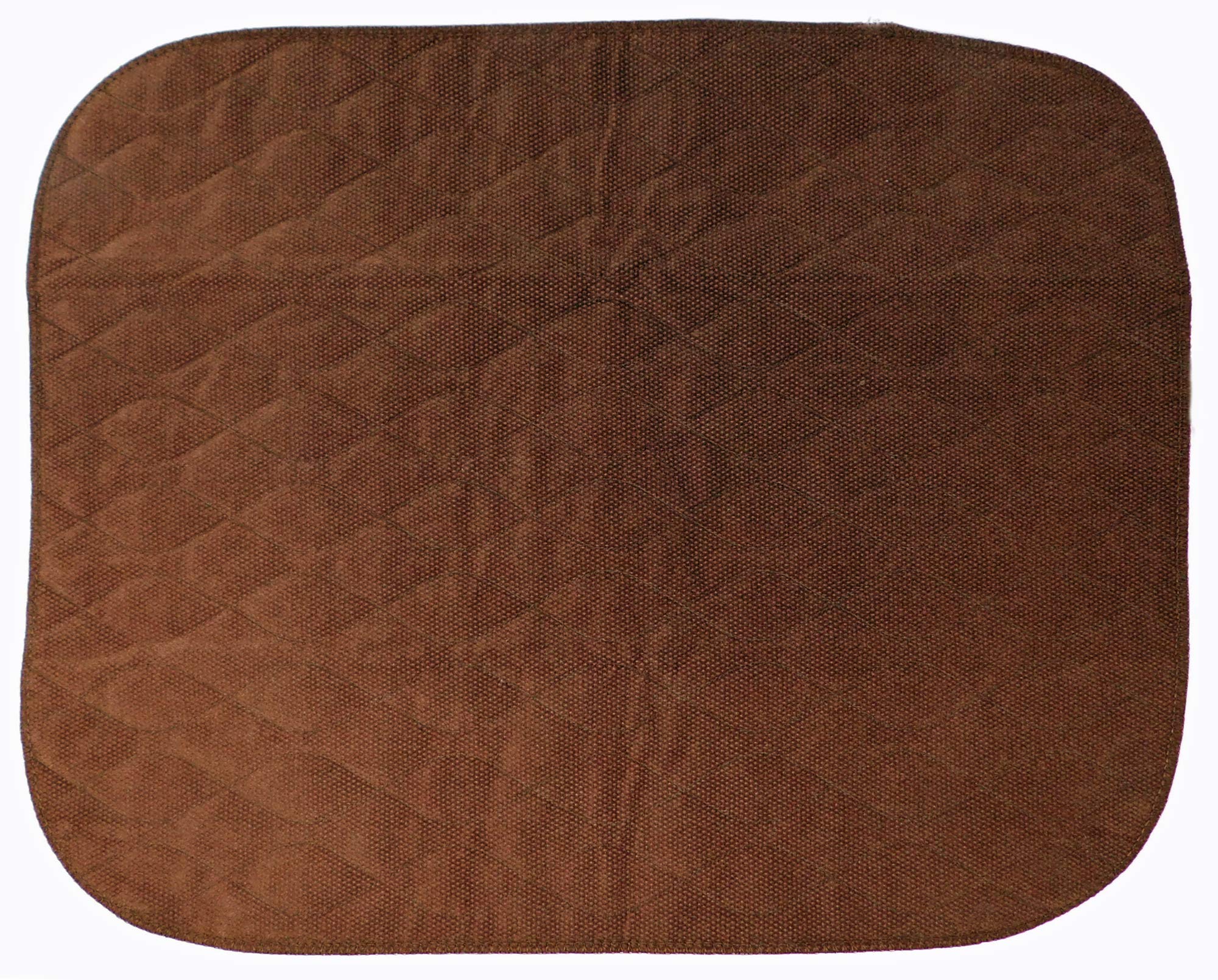Mip Brown Absorbent Chair Pad 54Cms X 58Cms, 21"X22", Velour (Brown)