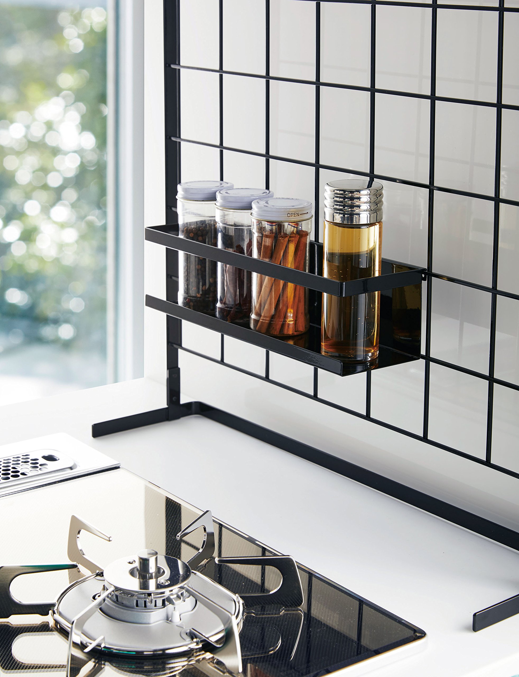 Amazon｜山崎実業(Yamazaki) コンロ横スパイスラック キッチンラック