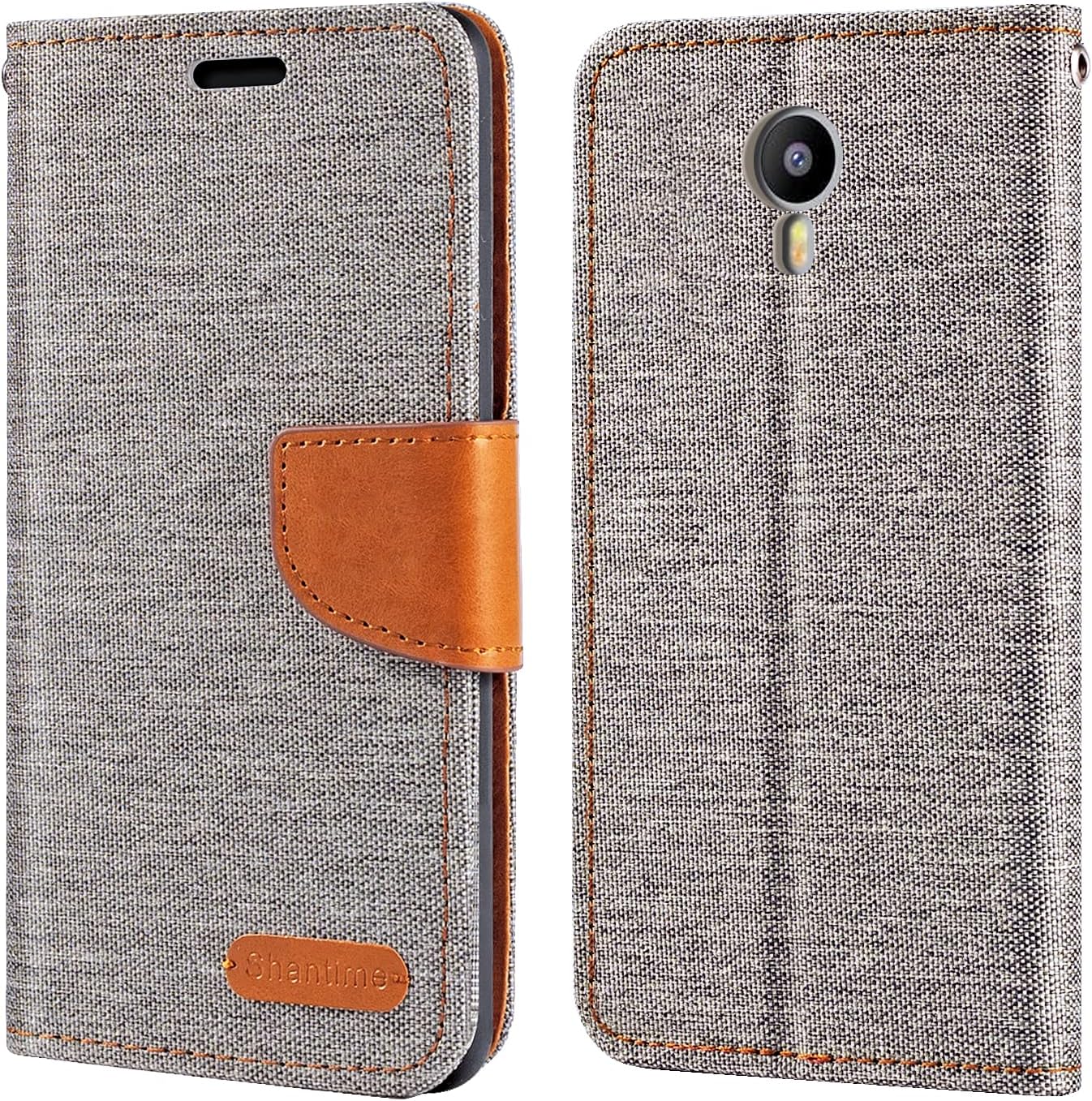 Meizu M3 Note Case, Oxford Leather Wallet Case with Soft TPU Back Cover Magnet Flip Case for Meizu Blue Charm Note 3