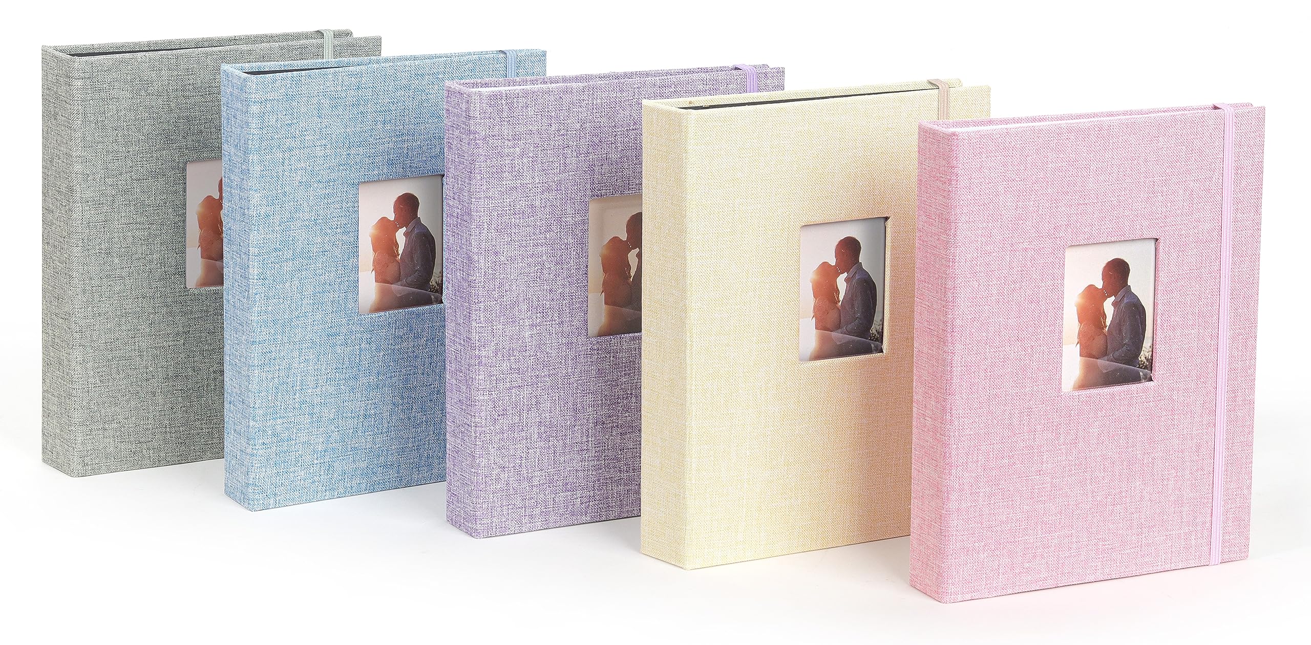 208 Pockets Mini Film Photo Album Book for 3x2 inch Fujiflim Instax Mini Evo Hybrid 7s 8 25 50s 90/ Pringo 231/ Instax SP-1/ Polaroid PIC-300P/ Z2300 Films (Grey) 3