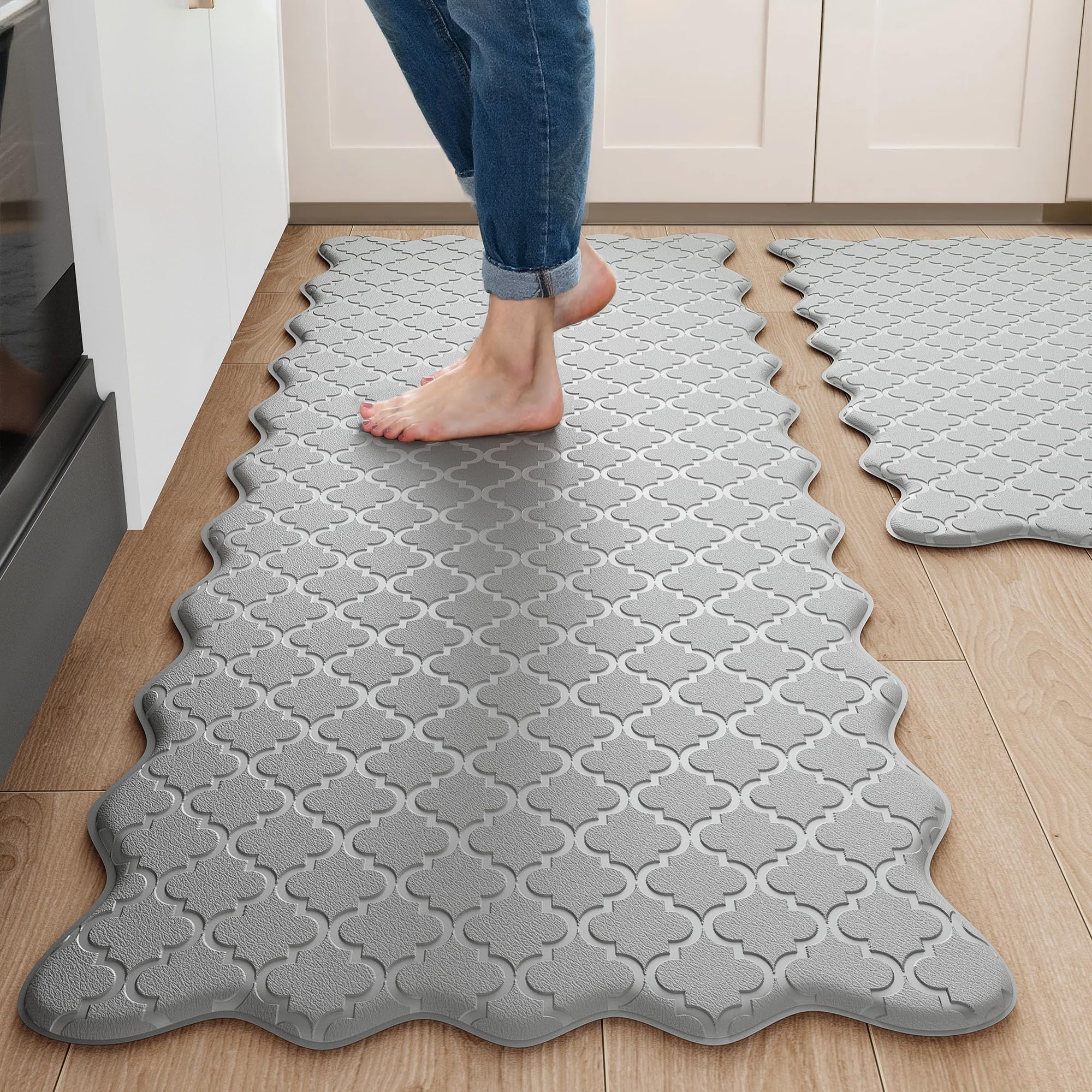 Arenarug Scalloped Kitchen Mats - 2-Piece Set -16