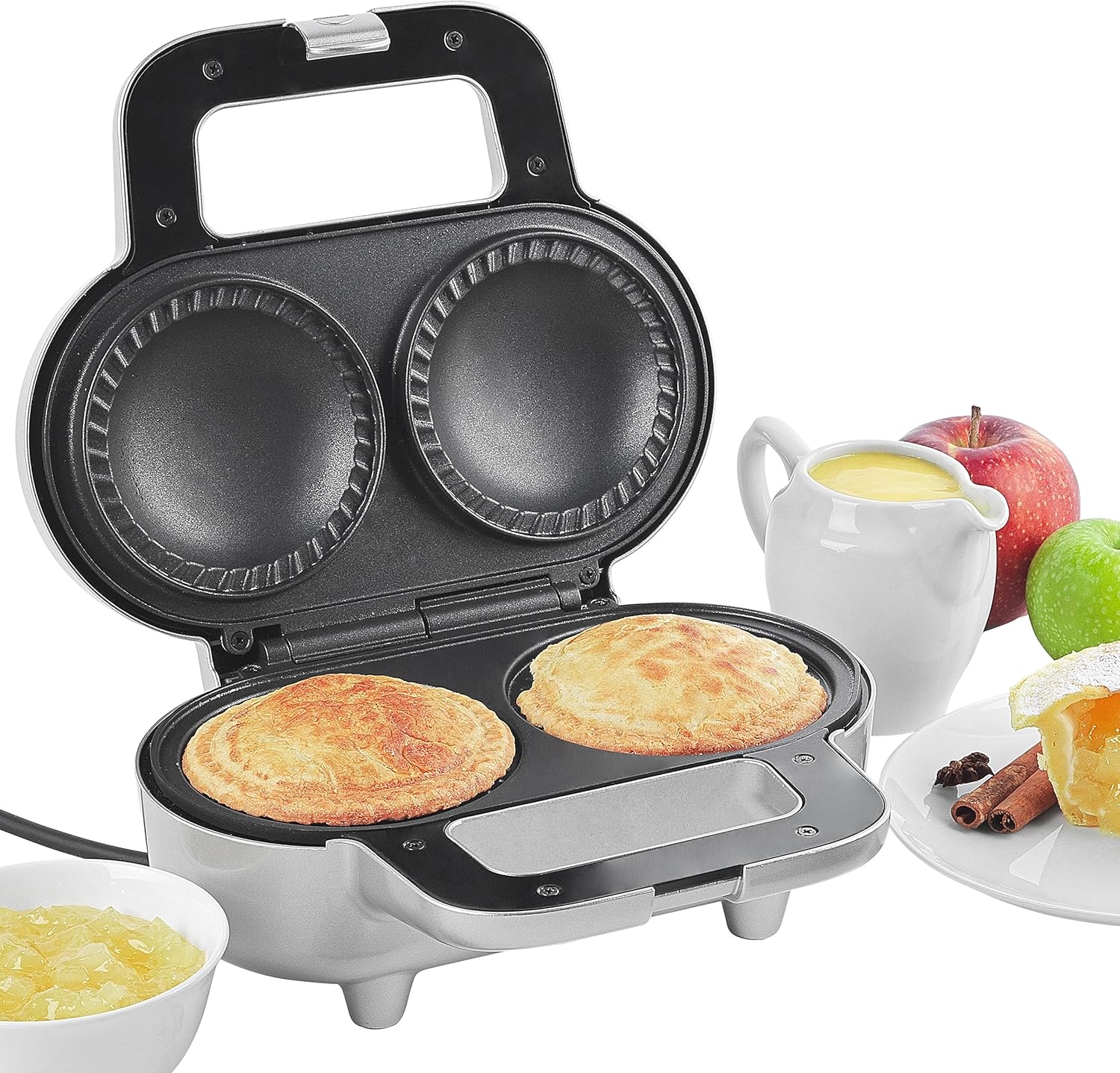 Salter EK4082 XL Double Pie Maker Twin DeepFill Pie Machine, Non