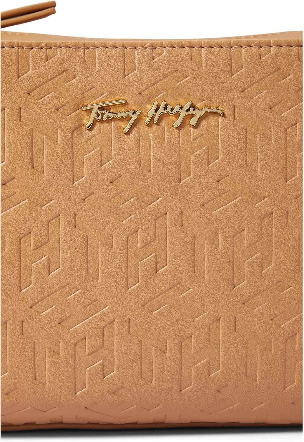 Tommy Hilfiger Simone Crossbody Embossed PVC Tannin One Size