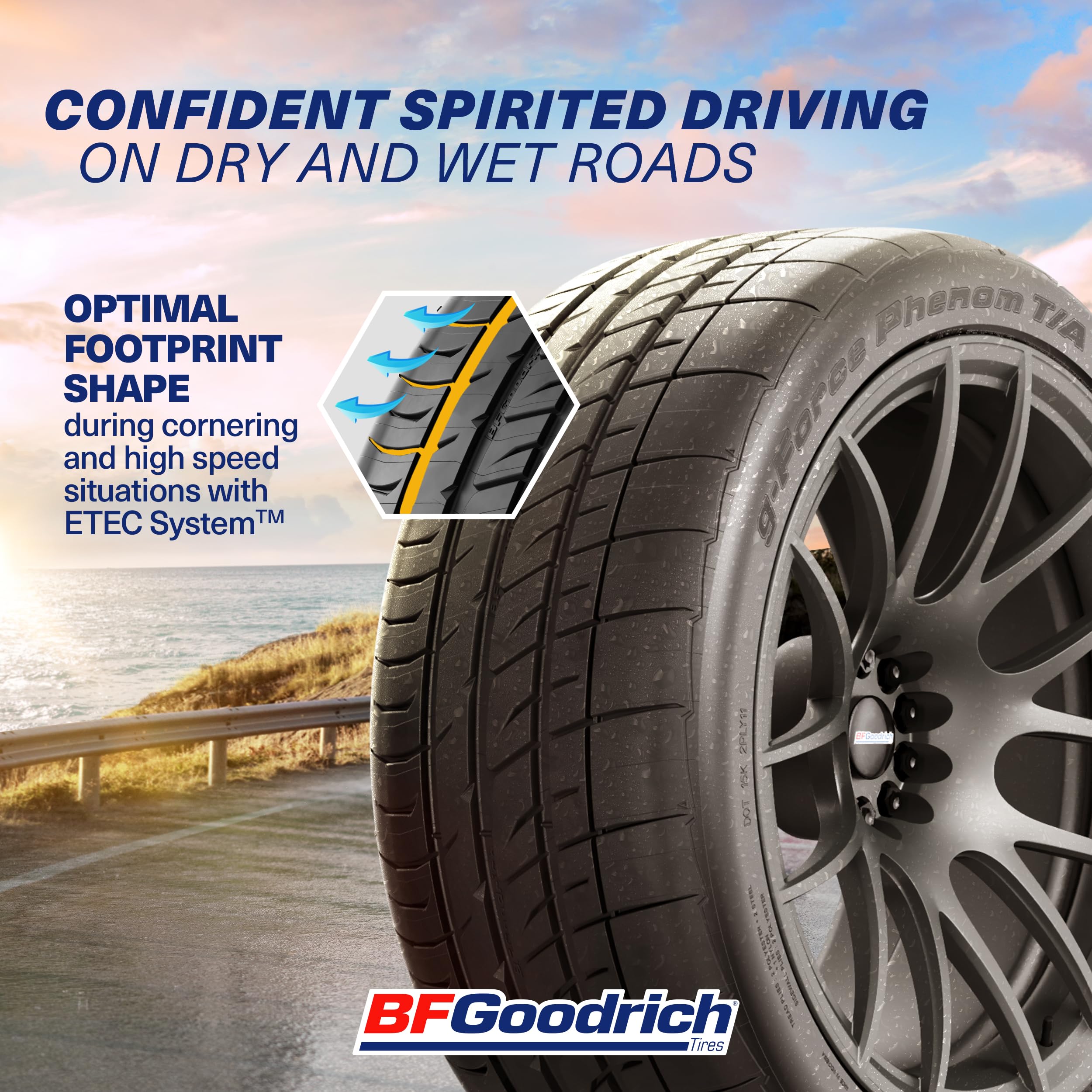 タイヤ・ホイール BFGoodrich g-Force Phenom T / A BFGOODRICH® G-FORCE PHENOM T/A Tires
