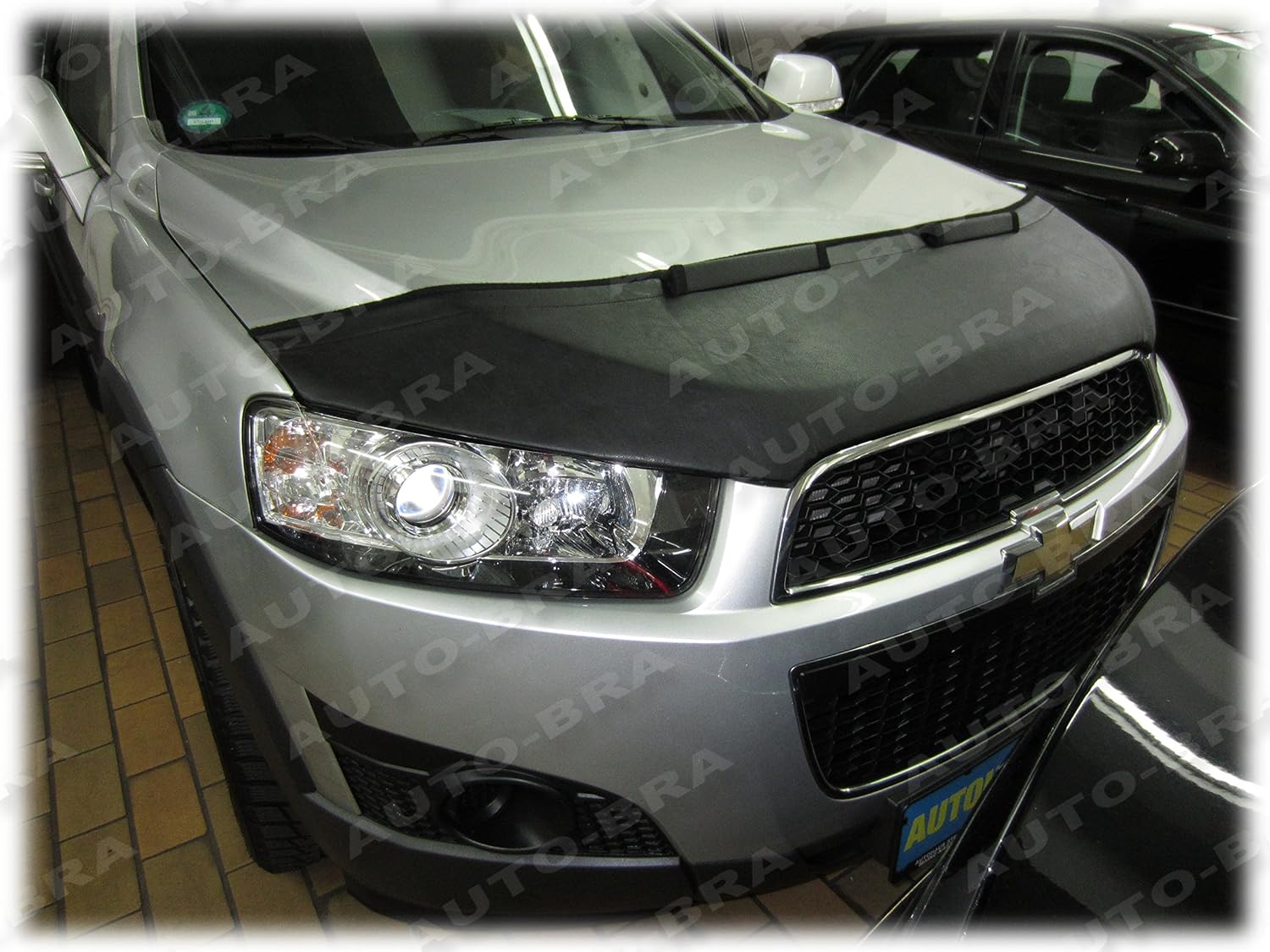 Hood Bra Front End Nose Mask Compatible with Chevrolet Captiva Since 2011 Bonnet Bra STONEGUARD Protector Tuning