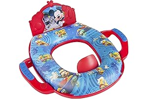 Disney Mickey Mouse Deluxe Soft Potty Seat - Fun Sounds For Effective Potty Training