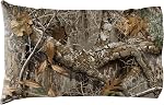 Northwest Realtree 4-Piece Queen Sheet Set, 1 Fitted Sheet, 1 Flat Sheet, 2 Pillowcases, Camo Bedding, Cabin Sheets, Realtree Edge