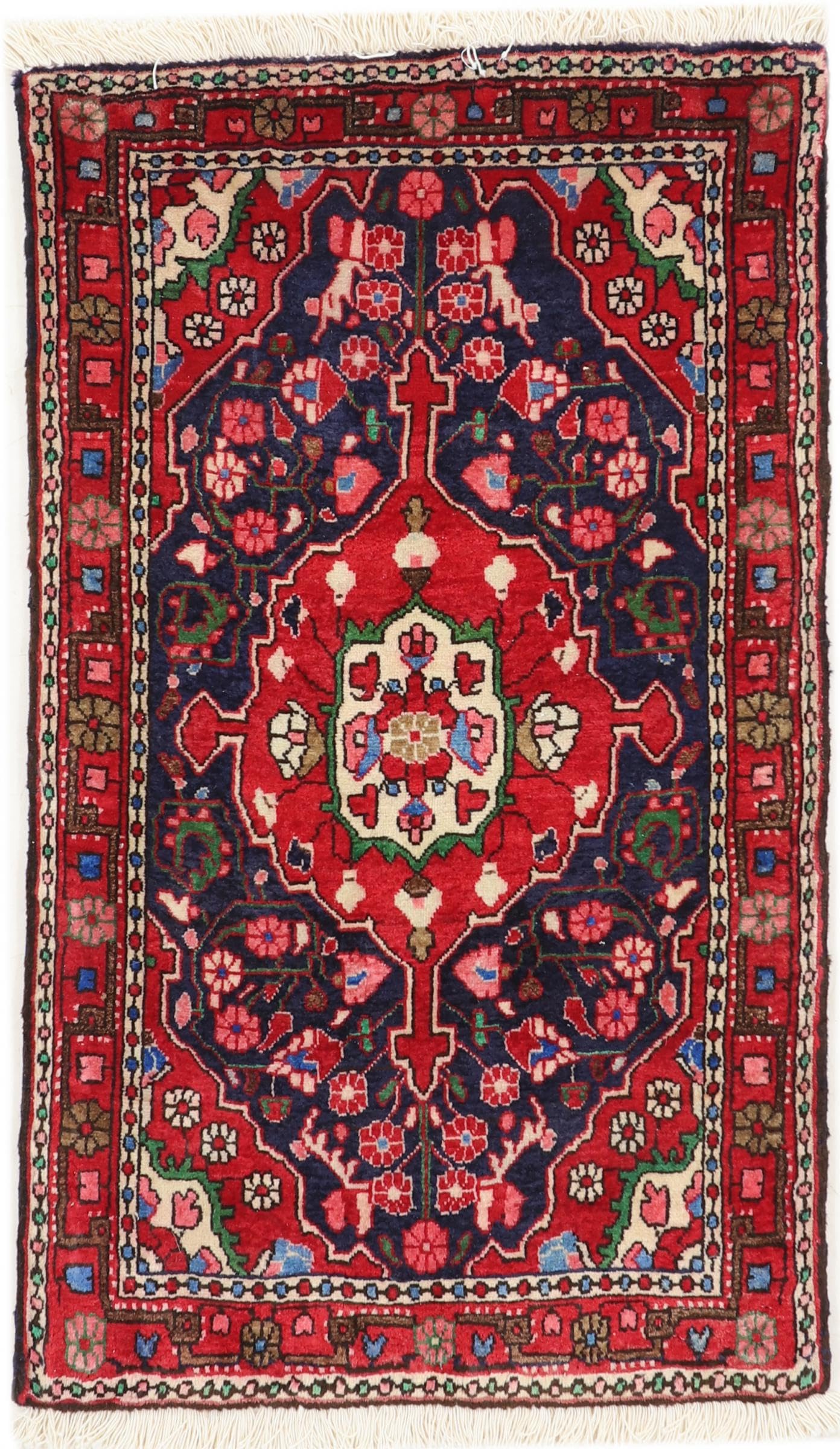 Tapis d'Orient noué à la main Tuyserkan 63x108 cm tapis laine