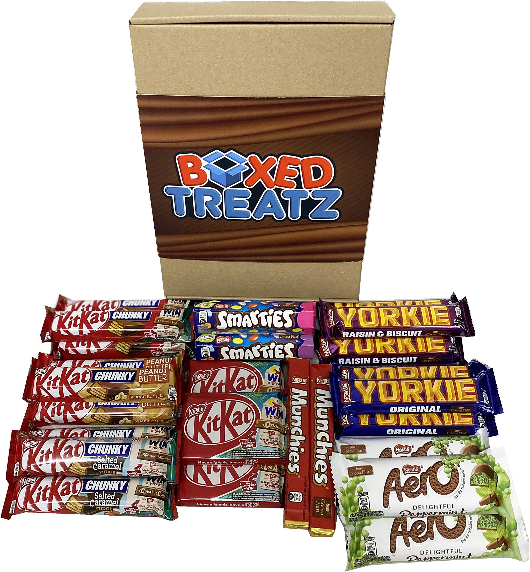Chocolate Gift Box Chocolate Lover Selection Gift Box, Box of 26 , The Perfect Chocolate Gift Box for All Occasions Boxed Treatz