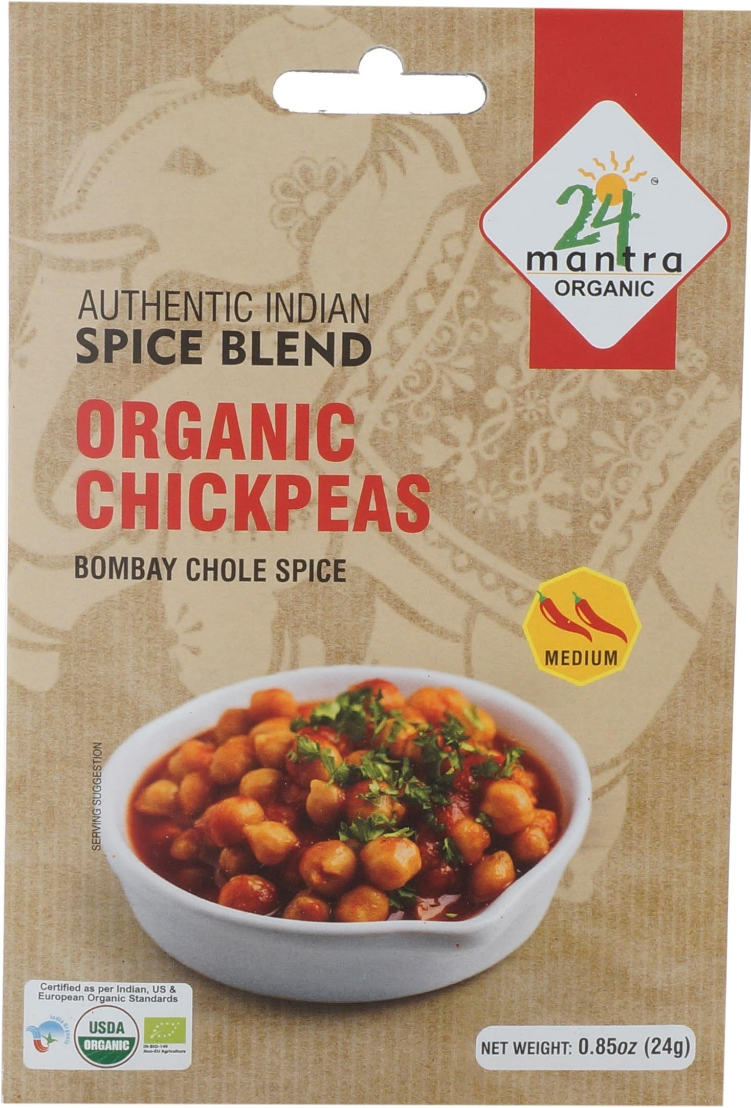 24 Mantara 24 Mantra Organic Chickpeas - 24 Gm,, 24g ()