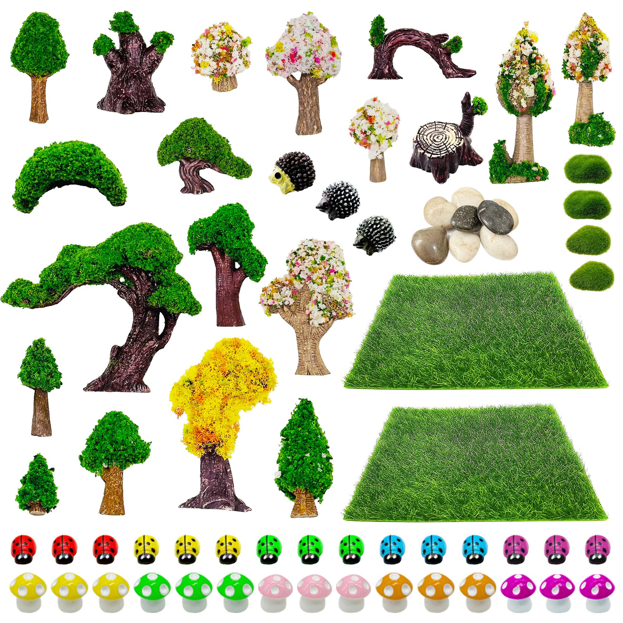 Figurines miniatures pour bricolage résistant aux intempéries