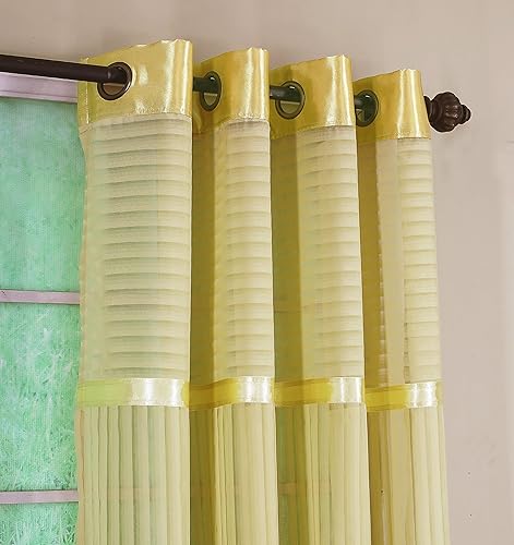 Vista 10 de Today's Curtain Silhouette - Panel con ojales, 63 pulgadas, blanco, 55 pulgadas de ancho x 63 pulgadas de largo