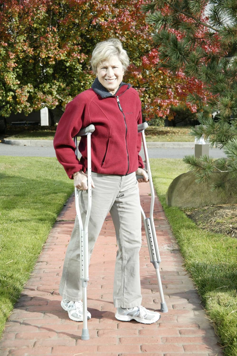 Frее Shірріng Ovеr $50 Drive Medical Aluminum Crutches with Comfortable Underarm Pad and Handgrip, Gray, Pediatric
