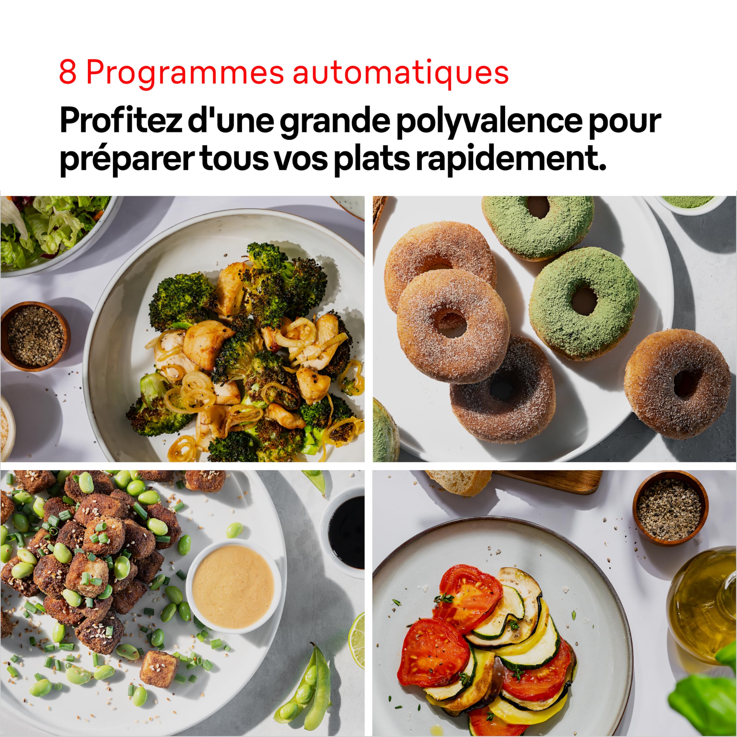 Braun MultiFry 3 HF3030IBK, Friteuse à Air avec Capacité de 4.3L, Contrôle de Température Numérique de 80-200°, Technologie RealAir, 8 Programmes Préréglés, Contrôle Tactile, 1500W, Noir Mat