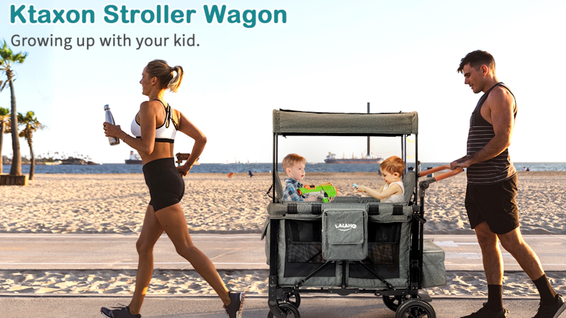 Watch Ktaxon Stroller Wagon on Amazon Live