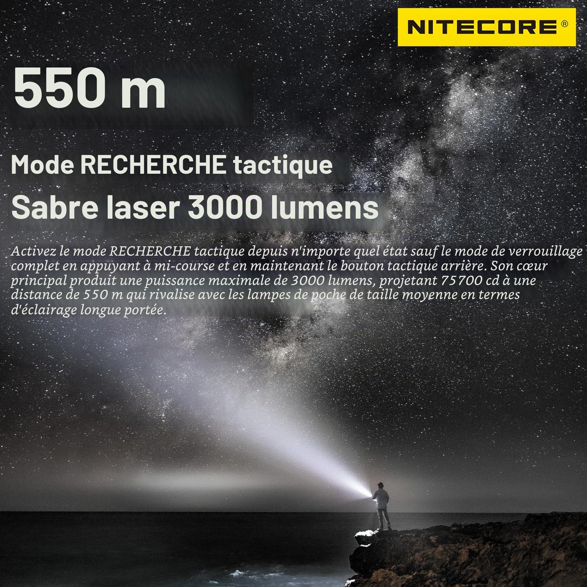 Nitecore Lumin Shield EDC35 Lampe torche EDC 5000 lumens