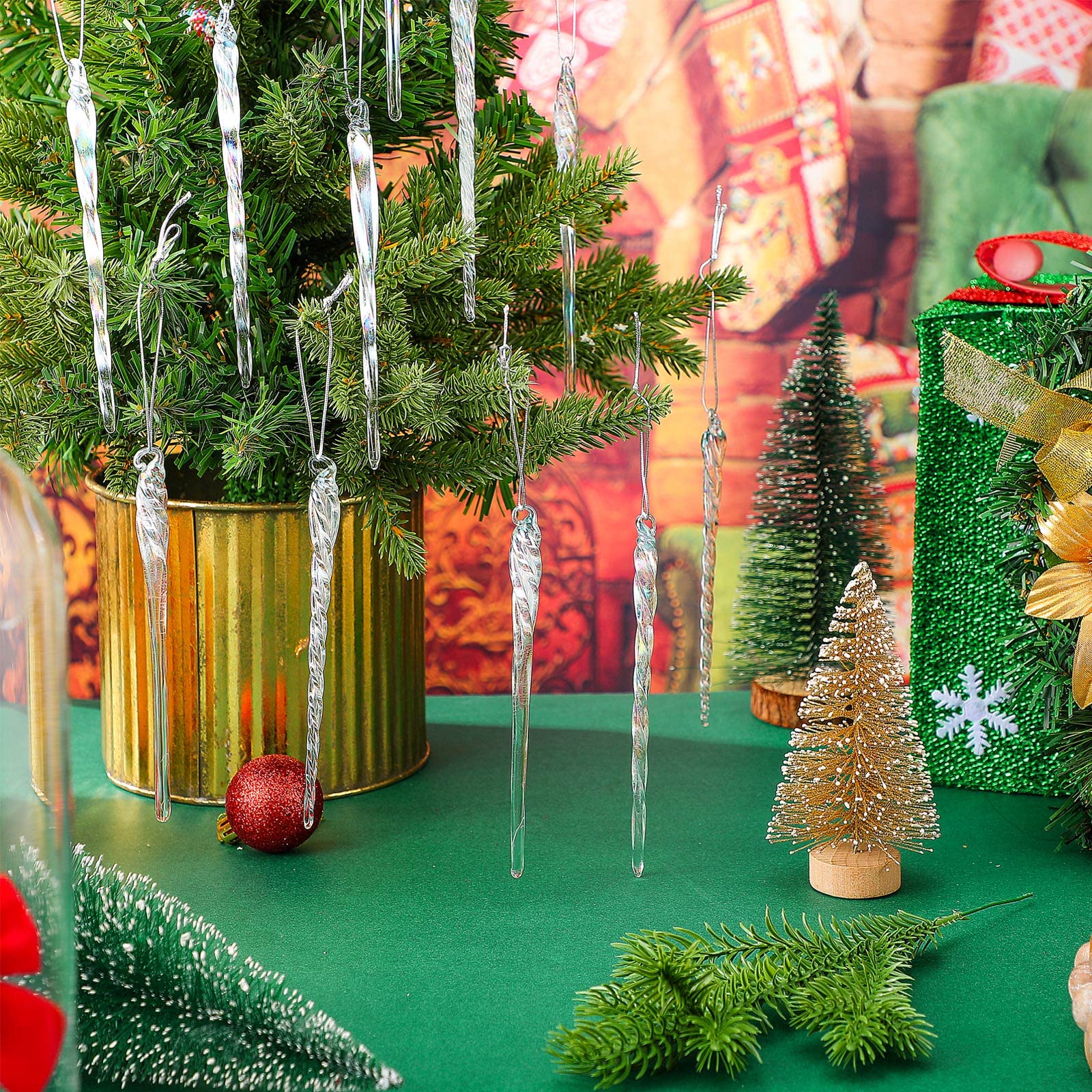 ❁とんがりガラスツリー ❁ホワイト❁クリスマス❁☞sale中‼︎